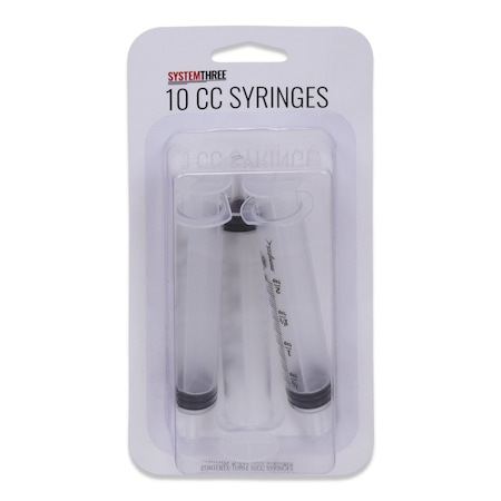 System Three Resins 10cc Graduated Syringe, 3PK 3550K99